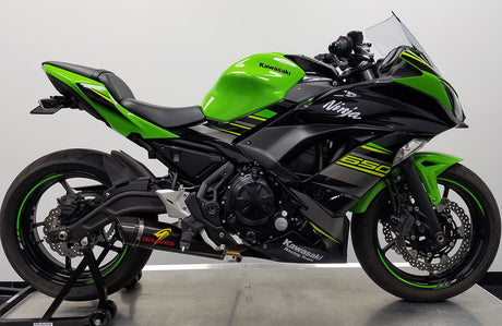 Graves Motorsports Full Exhaust System for Ninja 650/ Z650 2017 - 2024 Exk-18z650-Fsc