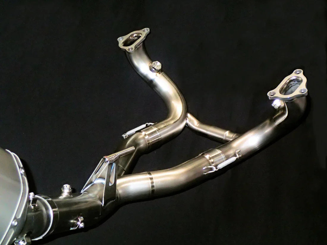 Vandemon  BMW R1250GS Adventure Vandemon Titanium Exhaust System No Valve 2019-23 BMWR1250GSTIEXHCFB VA-23