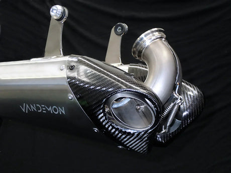 IN STOCK Vandemon  Titanium Belly Slip-On Ducati V2 Panigale & Streetfighter  2019-24 DUCV2TIMUFFBELA VA-17