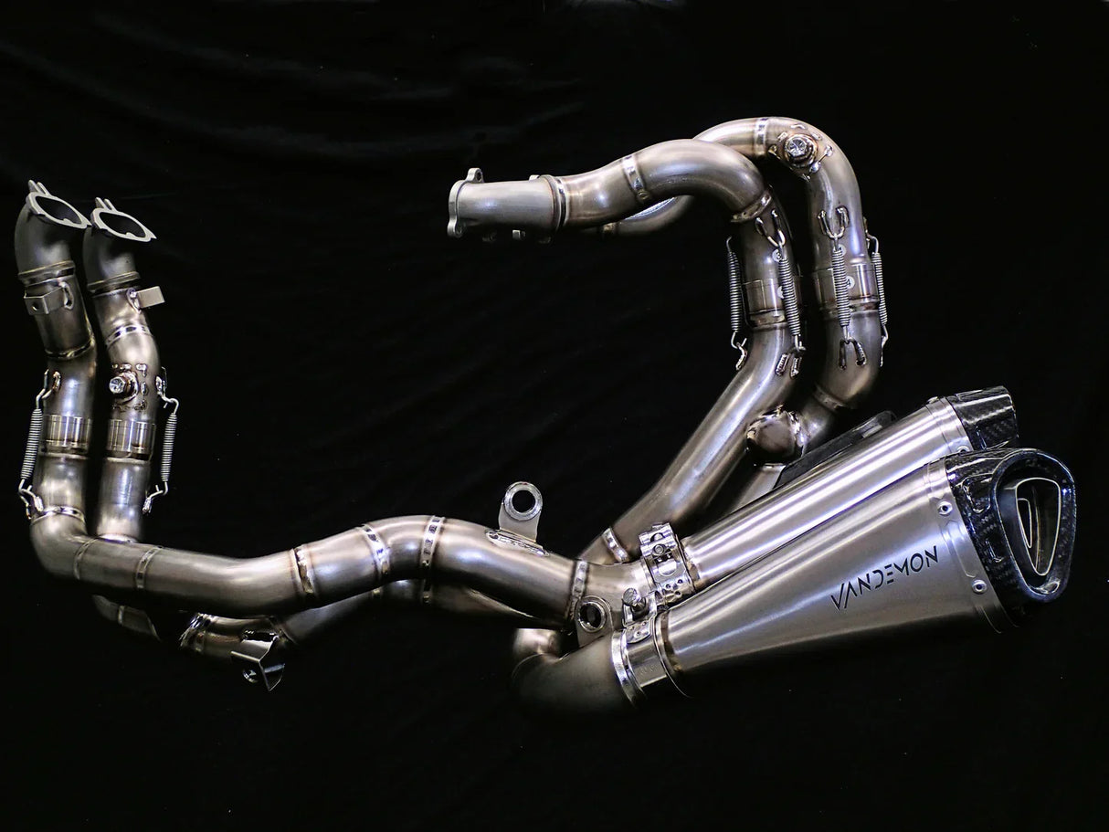 Vandemon  Ducati Panigale V4S & V4R Full Titanium Exhaust Kit 2018-20 DUCV4TIEXHSYSNA VA-37