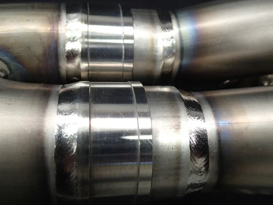 Vandemon Brushed Titanium Exhaust System Ninja H2 & H2R 2015-26 KAWAH2TICSBRUEXHD VA-2