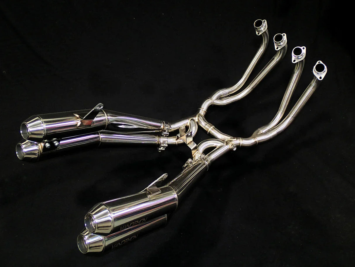 Vandemon  Retro Stainless Steel Exhaust System  Z900RS Cafe Racer 2018-24 KAWAZ900RS424SSEXHA VA-66