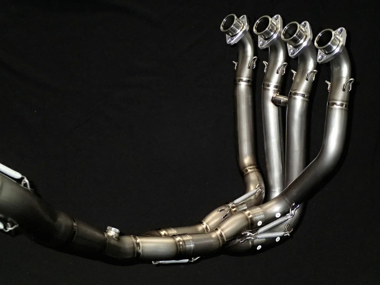 Vandemon  ZX10R /ZX10RR 2011-2025 Titanium full Exhaust system with  Carbon Fiber tip KAWAZX10EXTICFBA VA-89