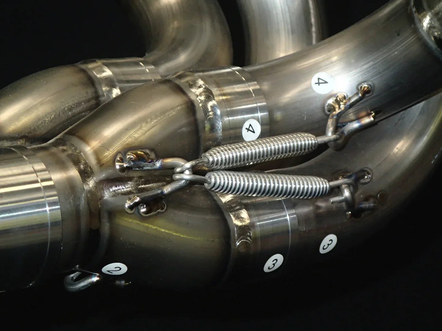 Vandemon Titanium Exhaust & H2R Carbon Tip Muffler  Kawasaki H2 SE SX  2018-24 KAWAH2SESXTIX2RKITC