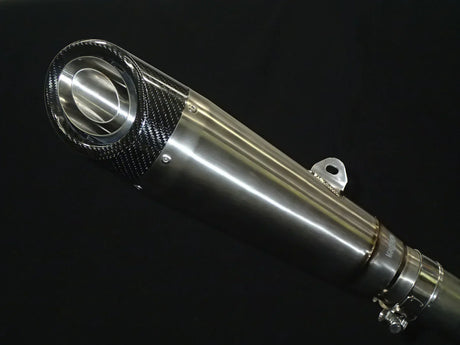 Vandemon Titanium Carbon Tip Slip-On H2 SE SX 2018-24 SKU: KAWAH2SESXH2RTIMUFC VA-145