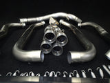 Vandemon  Kawasaki Z1000 & SX Vandemon Titanium Exhaust Single Titanium Muffler KAWAZ10TIEXHSYSB VA-53