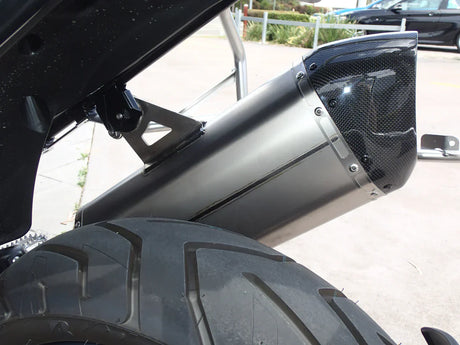 Vandemon  BMW R1250GS Adventure Vandemon Titanium Exhaust System No Valve 2019-23 BMWR1250GSTIEXHCFB VA-23