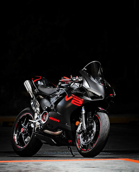 Vandemon Ducati Panigale/ Streetfighter V2 High Mount Titanium Slip-On Mufflers DUCV2TIMESMUFHMA VA-126