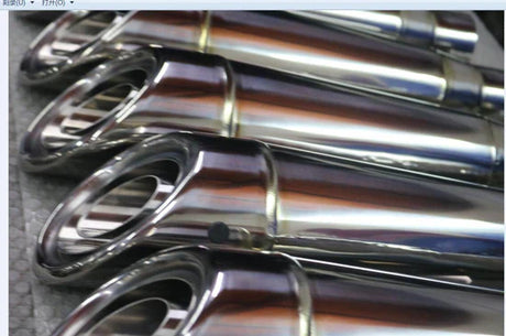 VANDEMON Polished Titanium Exhaust System Ninja H2 & H2R 2015-26 KAWAH2TICSPOLEXHD VA-143