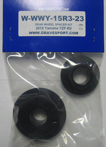 Graves motorsports r3 works captive rear wheel spacer kit