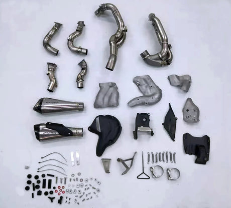 Vandemon  Ducati V4 / V4R Panigale & Streetfighter Full Titanium Exhaust system 2023-2024 SKU: DUCV4TIEXHSYSNC VA-44