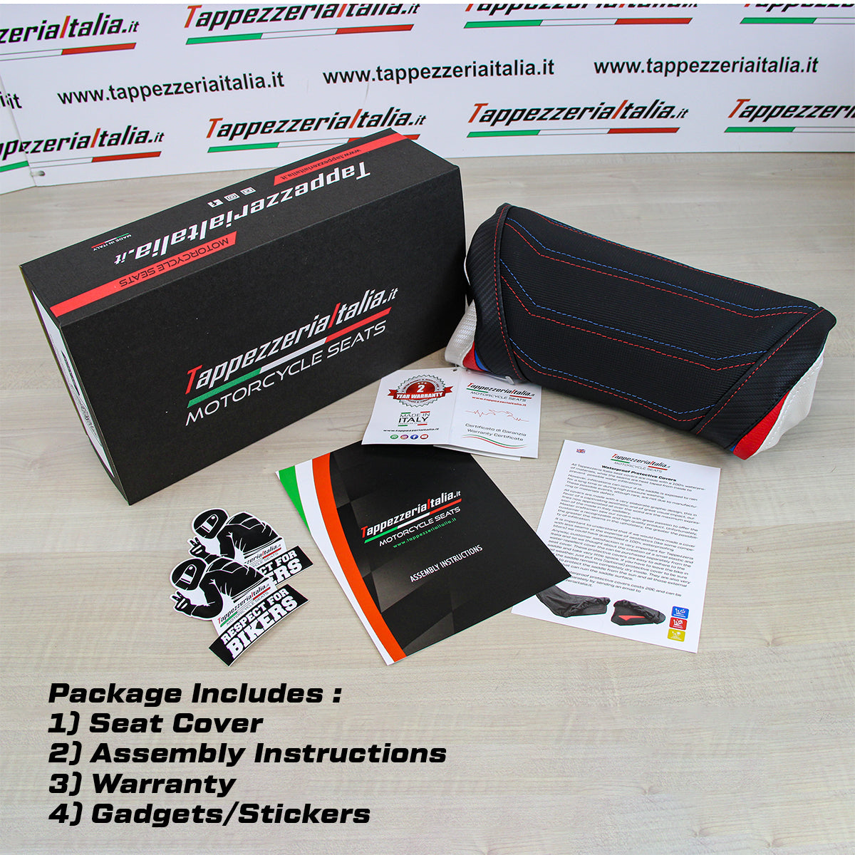 IN STOCK Tappezzeria Italia Kawasaki Ninja ZX10R 2021-2025 Seat Cover Comfort in Black