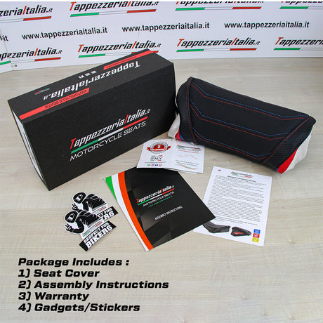 IN STOCK Tappezzeria Italia Kawasaki Ninja ZX6R 2019-2025 Seat Cover Comfort in Black