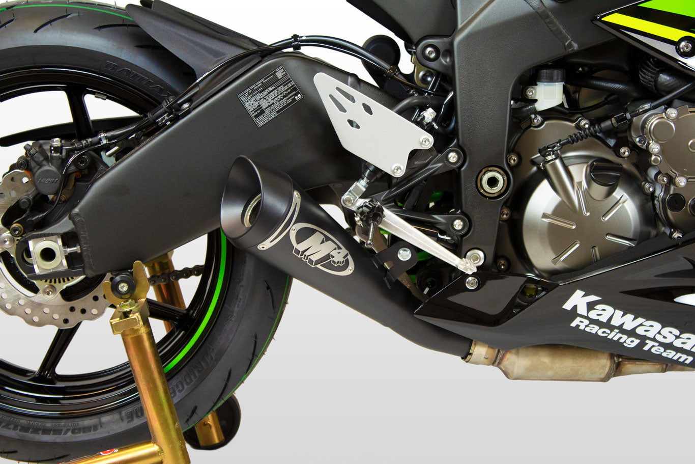 M4 Exhaust GP19 Black Slip On 2009 - 2023 ZX6R zx6 KA6922-GP19