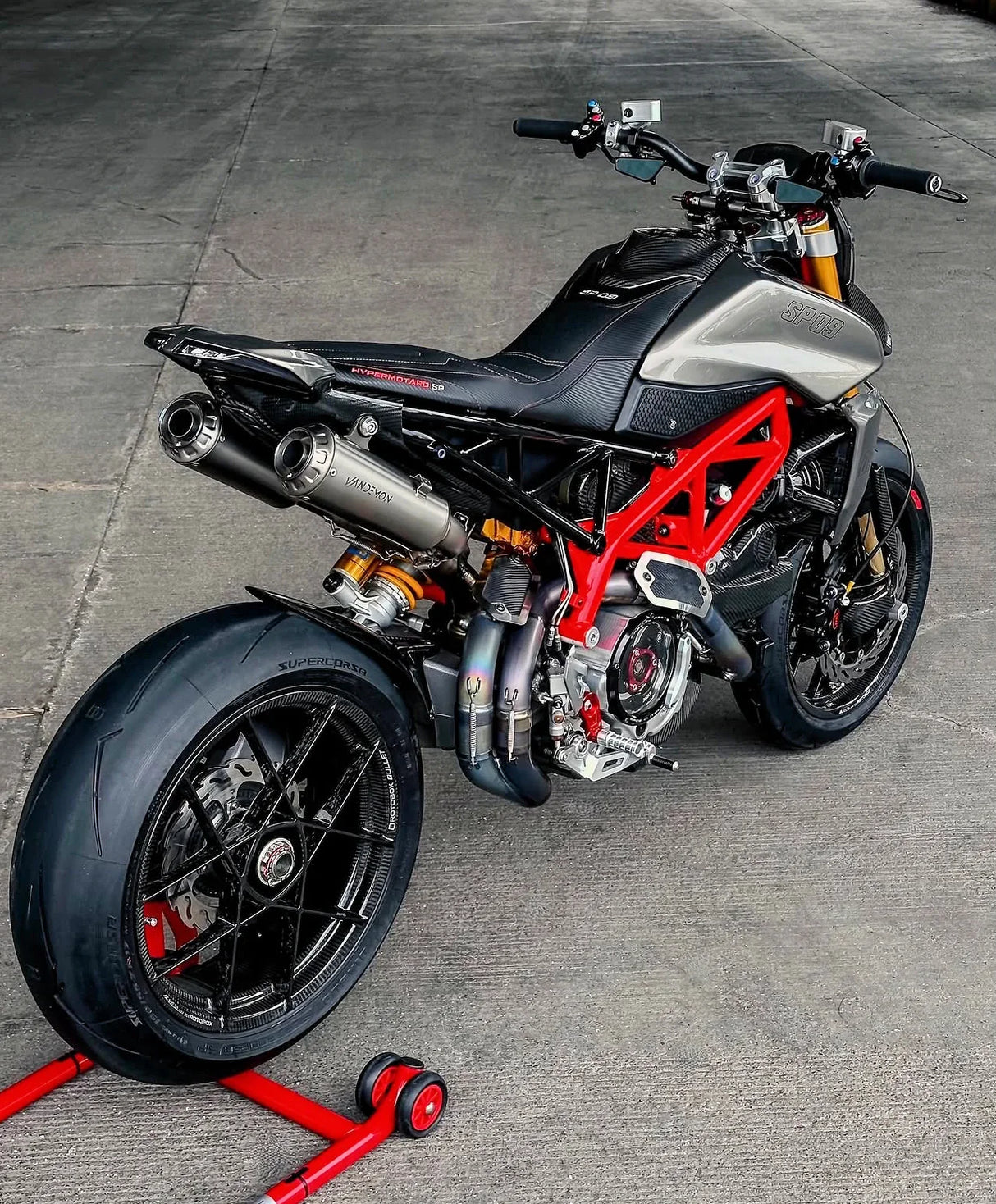 Vandemon Ducati Hypermotard 950 & 950SP Full Titanium Exhaust System 2019-2024 DUC950HYPMTIEXC-1 VA-110