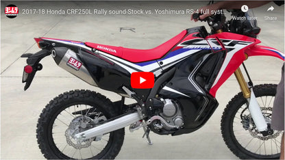 Yoshimura   Race Rs-4 Stainless Slip-On Exhaust,  Stainless Muffler CRF250L / Rally 17-20 123402D520