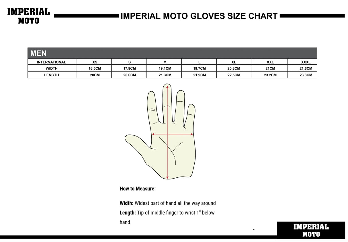 IN STOCK IMPERIAL MOTO Touring Gloves - BROWN - LARGE