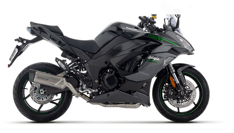 71987PK Arrow Indy Race EVO Titanium  silencer with carby end cap Kawasaki NINJA 1100 SX 2025