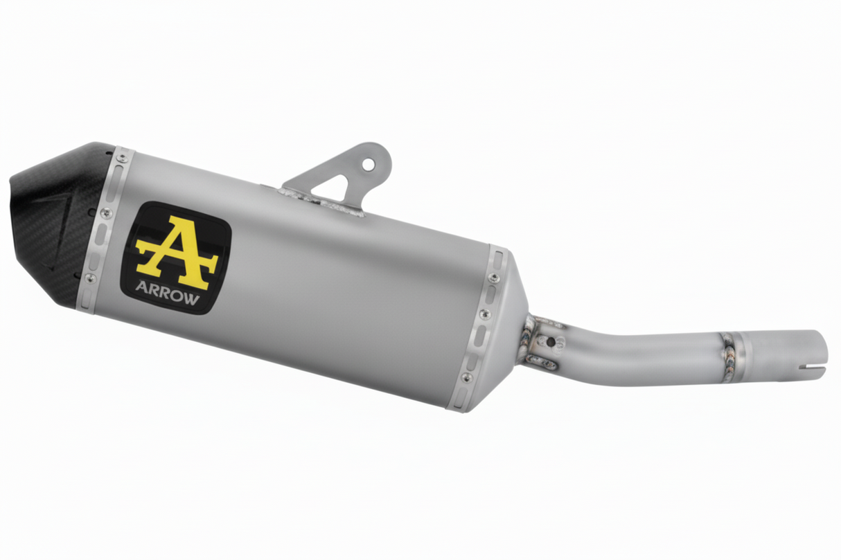 Arrow  Yamaha Tenere 700 2021/2025 E5 / E5+ Explorer Aluminium Dark Exhaust - 72695akn