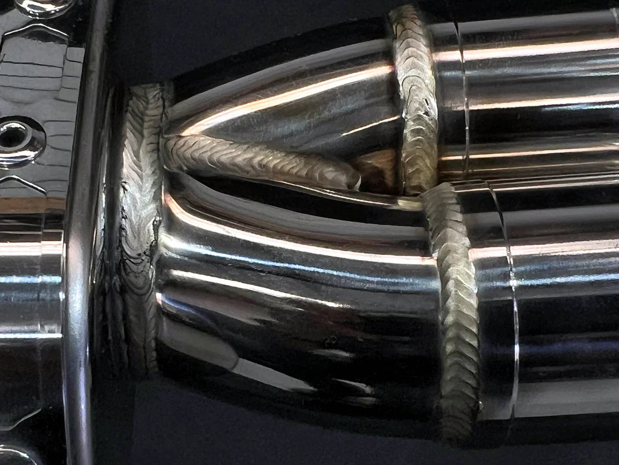 IN STOCK Vandemon CFMOTO single-sided swingarm  450SR-S 2023-2025 Stainless Steel / Titanium High Mount Exhaust System CFMOTO450SRSHMEXHC VA-8