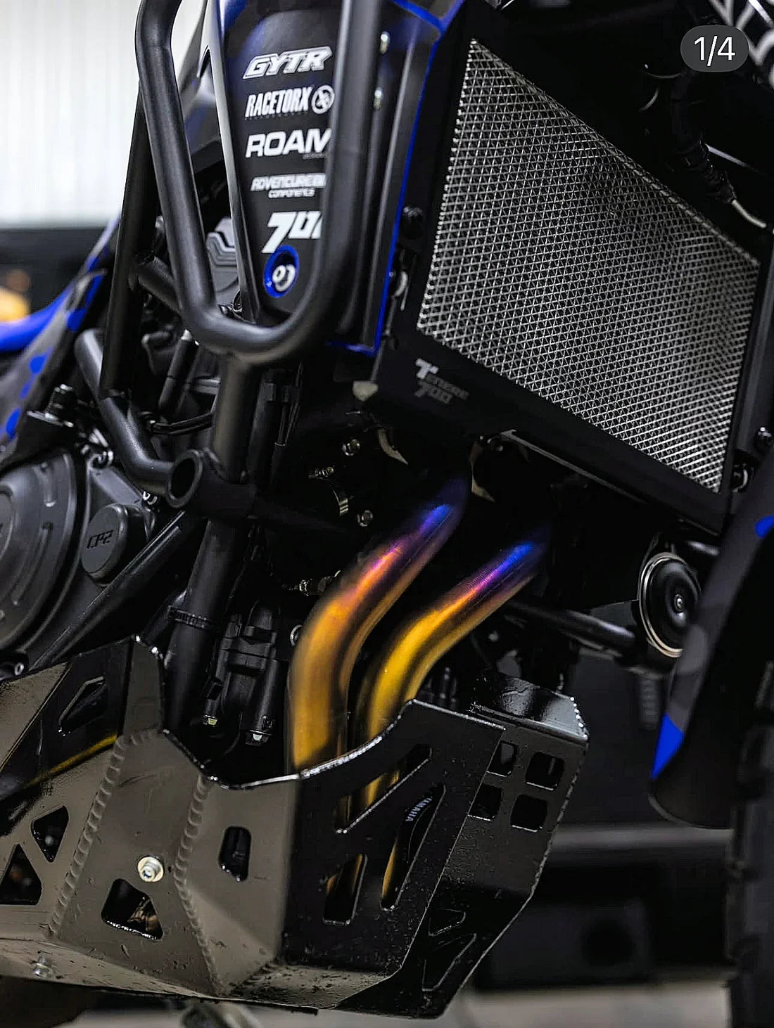 Vandemon  Yamaha T7 Tenere 700 Adventure Full Titanium Exhaust System 2019-2026 YAMATENR7TIEXHBRC VA-74