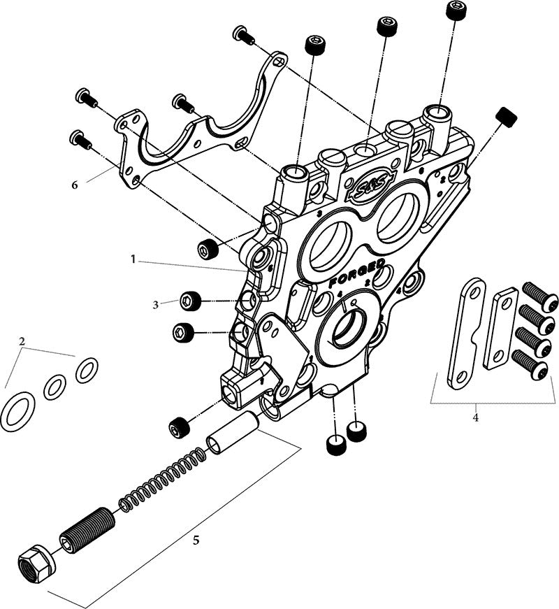 S&S CYCLE Pressure Relief Valve Kit - Twin Cam 310-0976