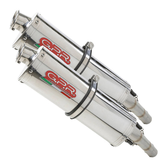 GPR Exhaust System Ducati Super Sport Ss 900 1998-2002, Trioval, Dual slip-on Including Removable DB Killers and Link Pipes  D.121.1.TRI