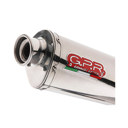 GPR Exhaust System Ducati ST2 1997-2003, Trioval, Dual slip-on Including Removable DB Killers and Link Pipes  D.26.1.TRI
