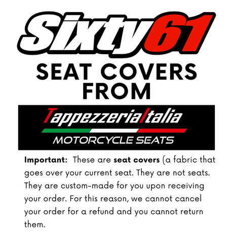 IN STOCK Tappezzeria Italia Yamaha R9 2025 Seat Cover Ultragrip Blue Black