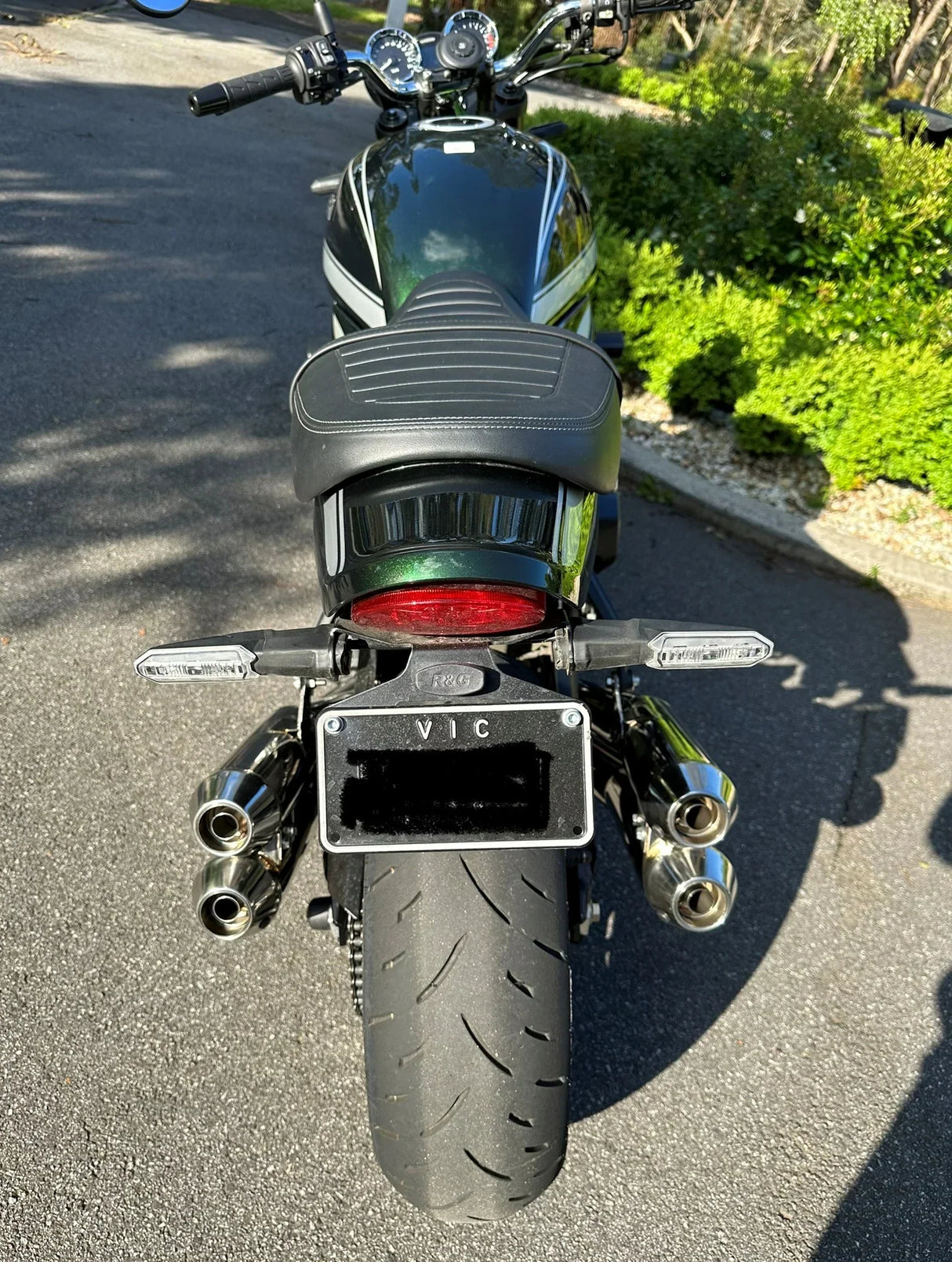 Vandemon  Retro Stainless Steel Exhaust System  Z900RS Cafe Racer 2018-24 KAWAZ900RS424SSEXHA VA-66