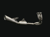 Vandemon Triumph 765 S/R/RS and Moto 2 Street Triple Slash Cut Titanium Exhaust 2023-2024 TRIUM765STTIEXB VA-149