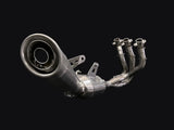 Vandemon Triumph 765 S/R/RS and Moto 2 Street Triple Slash Cut Titanium Exhaust 2023-2024 TRIUM765STTIEXB VA-149