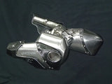 Vandemon Triumph Rocket 3R & GT 2500 2019-25 Titanium Bimodal Stealth Titanium Slip-On Mufflers TRIUMROCKET3O2MUFA VA-152