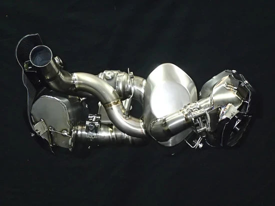 Vandemon Triumph Rocket 3R & GT 2500 2019-25 Titanium Bimodal Stealth Titanium Slip-On Mufflers TRIUMROCKET3O2MUFA VA-152