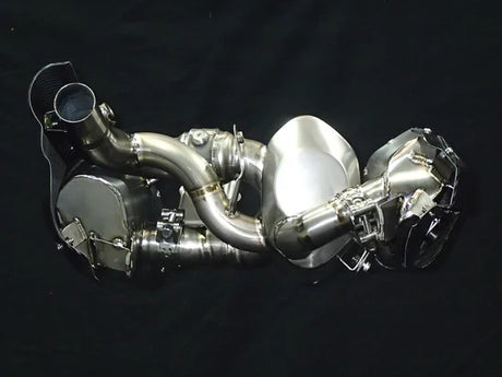Vandemon Triumph Rocket 3R & GT 2500 2019-25 Titanium Bimodal Stealth Titanium Slip-On Mufflers TRIUMROCKET3O2MUFA VA-152