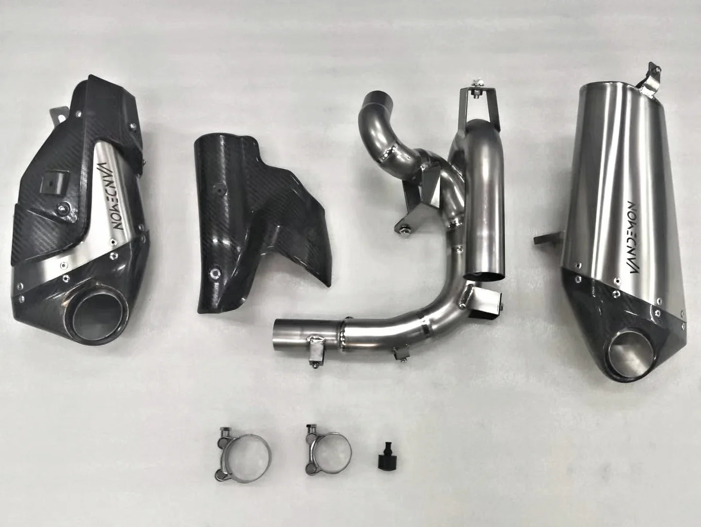 Vandemon Triumph Rocket 3R, GT and Storm Titanium Slip-On Mufflers 2019-2024  TRIUMROCKET3MUFC