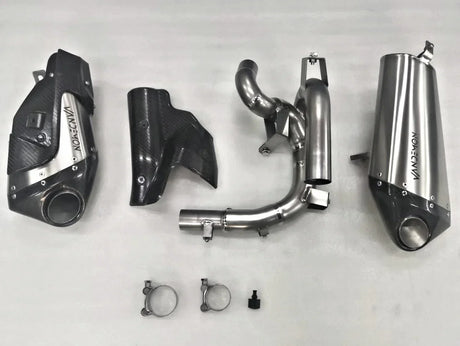 Vandemon Triumph Rocket 3R, GT and Storm Titanium Slip-On Mufflers 2019-2026  TRIUMROCKET3MUFC VA-1
