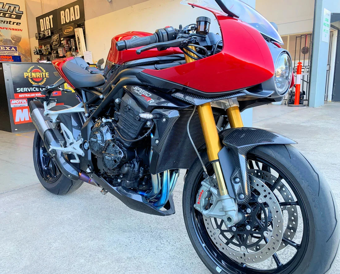 Vandemon  Triumph Speed Triple 1200RS & RR Titanium Full Exhaust System 2025-2026 TRIUM120SPD3TIEXHC VA-172