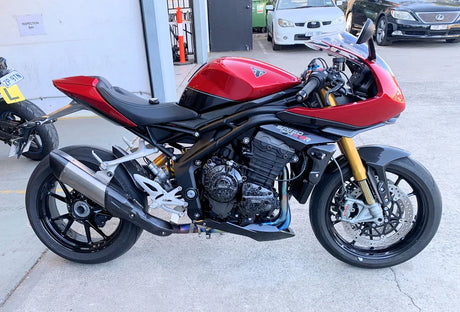 Vandemon  Triumph Speed Triple 1200RS & RR Titanium Full Exhaust System 2025-2026 TRIUM120SPD3TIEXHC VA-172