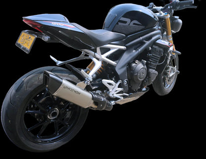 Vandemon Triumph Speed Triple 1200RS & RR Titanium Slip-On Muffler TRIUM120SPDMUFA