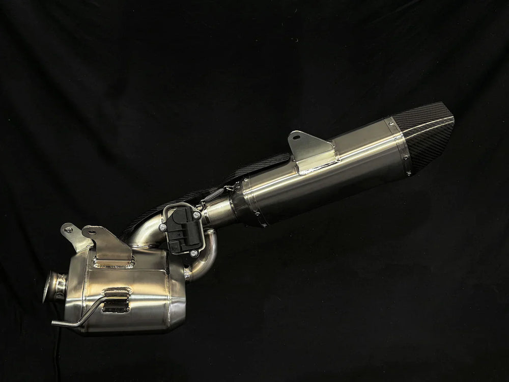 Vandemon Triumph Speed Triple 1200RS & RR Bimodal Titanium Stealth Slip-On Muffler TRIUM120SPDMUFB VA-157