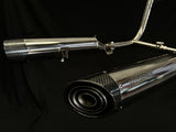 Triumph Bonneville Bobber  Speedmaster 1200 Polished Titanium H Pipe Exhaust TRIUM120BOBREXPOB VA-13