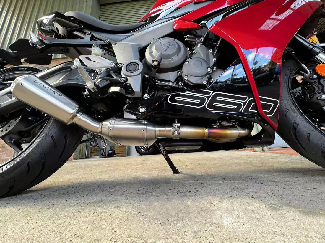 Vandemon Triumph Trident   & Daytona  660 Titanium Exhaust System  TRIUMTRIDNT660EXHA VA-160