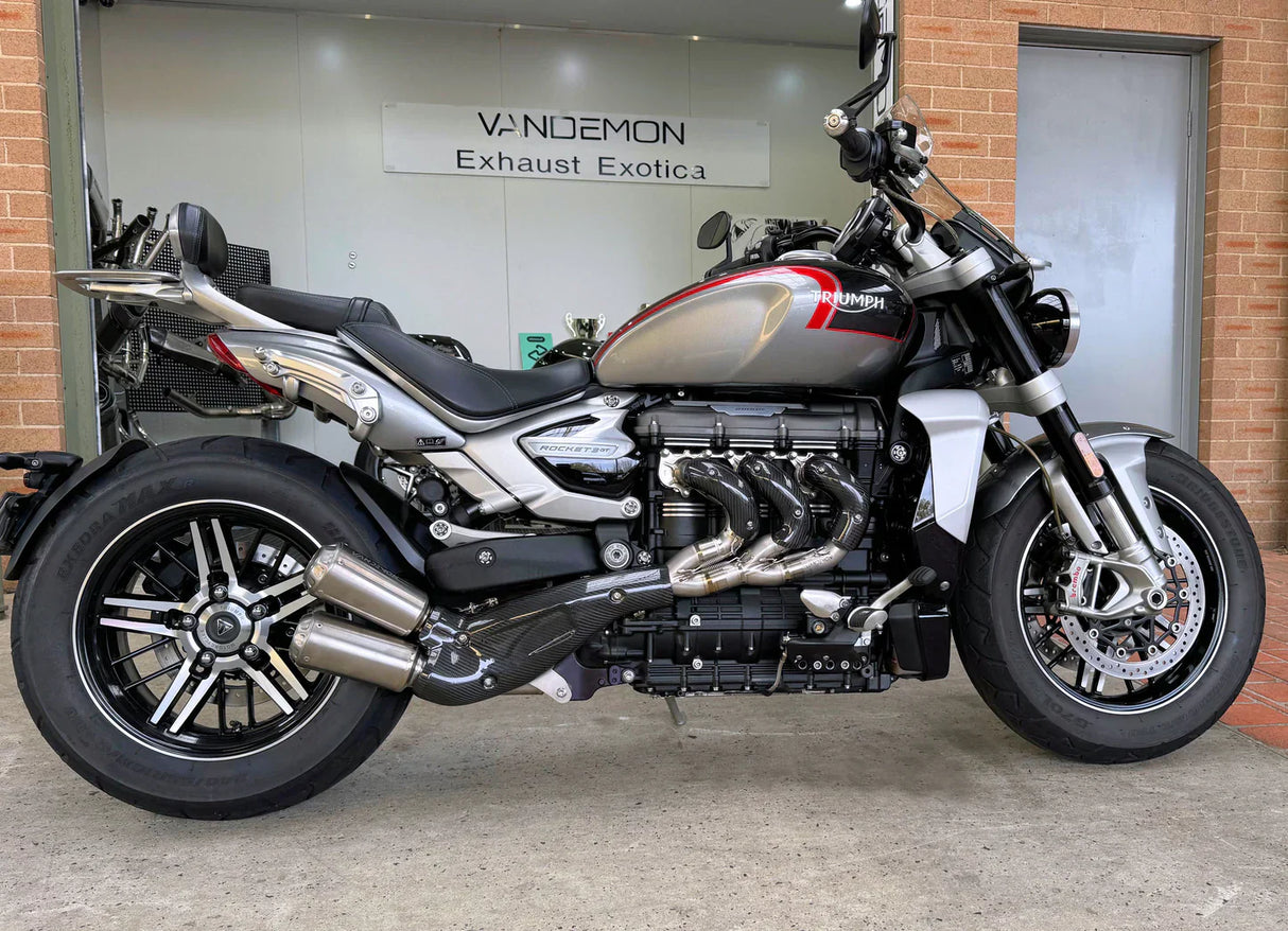 IN STOCK Vandemon Triumph Rocket 3R & GT 2500cc  Stainless Steel Exhaust Manifold TRIUMROCKET3SSHEADR VA-154
