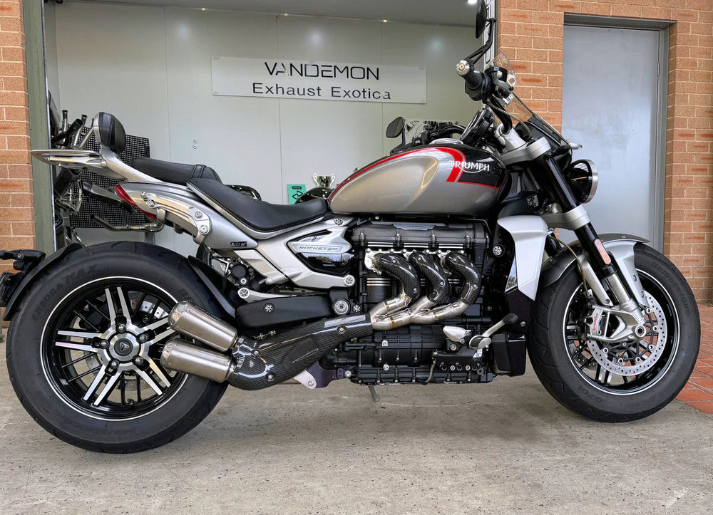 IN STOCK Vandemon Triumph Rocket 3R & GT 2500cc 2019-2025 Titanium  Exhaust Manifold TRIUMROCKET3SSHEADR VA-11
