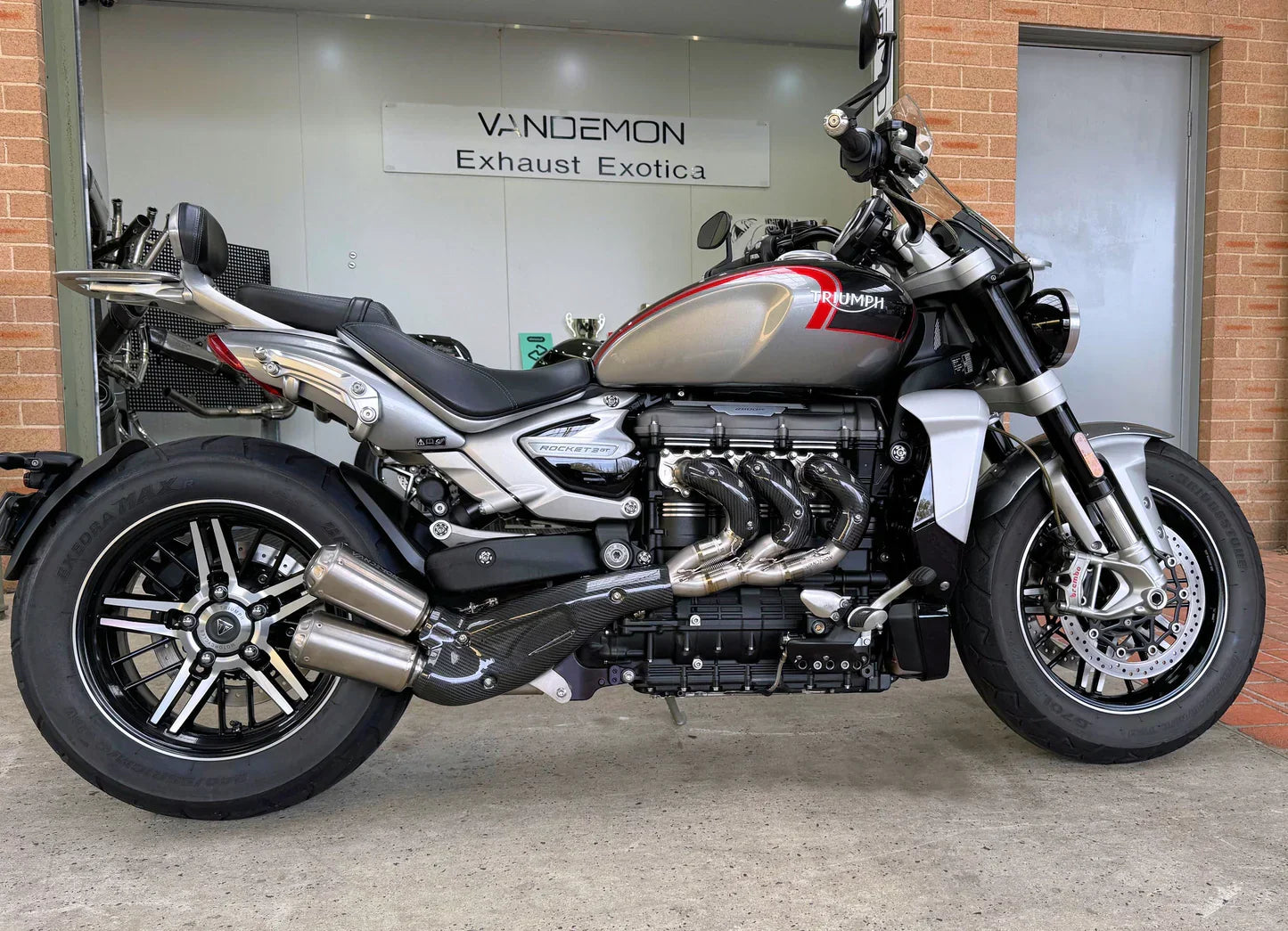 Vandemon Triumph Rocket 3R & GT 2500cc  Stainless Steel Exhaust Manifold TRIUMROCKET3SSHEADR VA-154