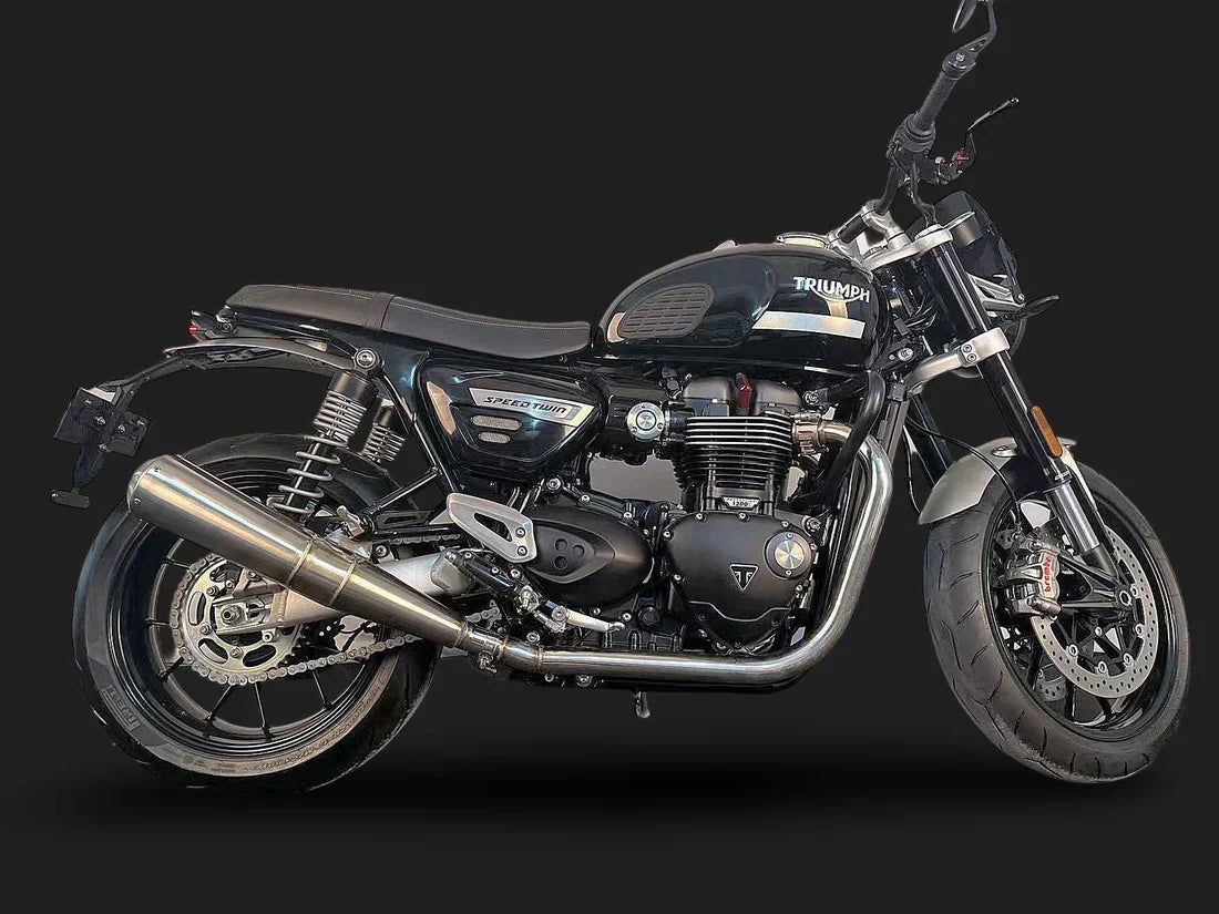 Vandemon Triumph Speed Twin 1200 Polished Titanium Exhaust  TRIUM120SPDTWNTIEXA VA-159