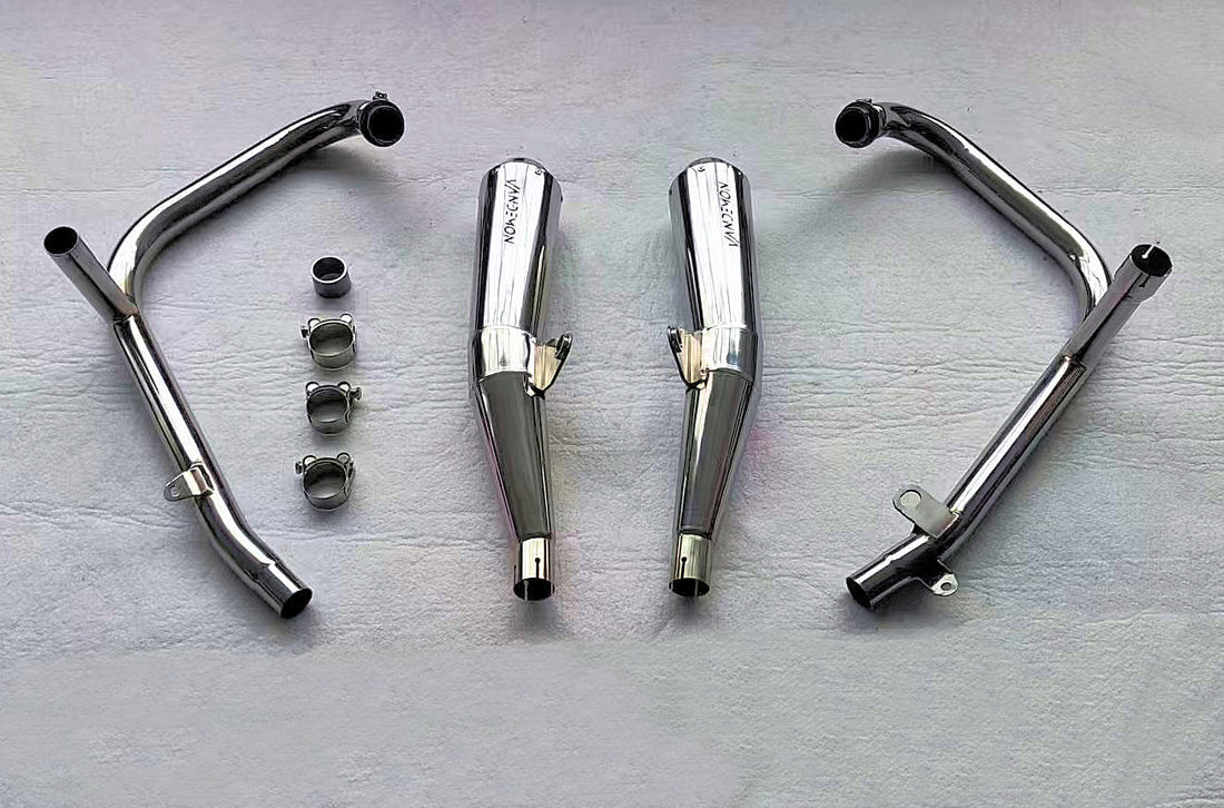 Vandemon Triumph Speed Twin 1200 Polished Titanium Exhaust  TRIUM120SPDTWNTIEXA VA-159
