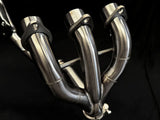 IN STOCK Vandemon TRIUMPH Tiger 850-900 Full Exhaust System SKU: TRIUMTGR900SSEXHA VA-12
