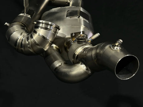 Vandemon  Ducati V2 Panigale & Bayliss Edition Titanium Stealth Slip-On Bimodal Muffler  DUCV2TIEXLINKWVA VA-43